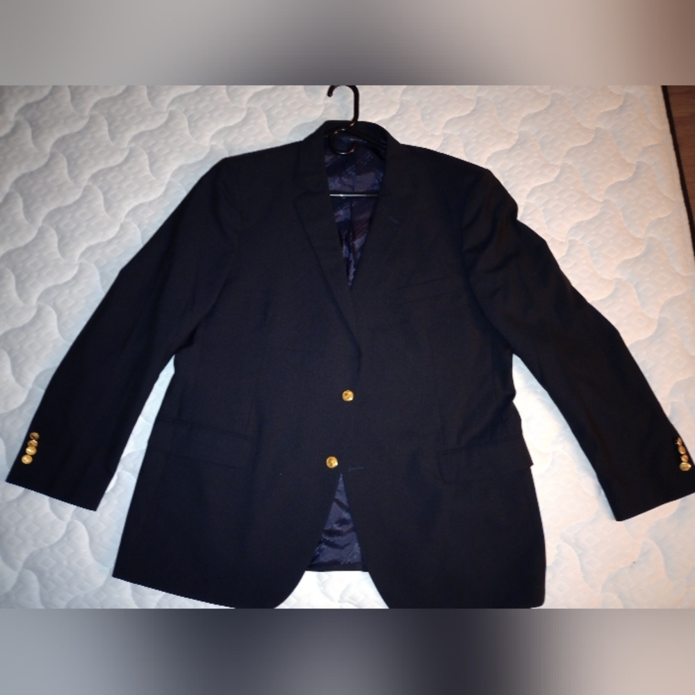 Men's black Brooks Brothers blazer/suit jacket 48R